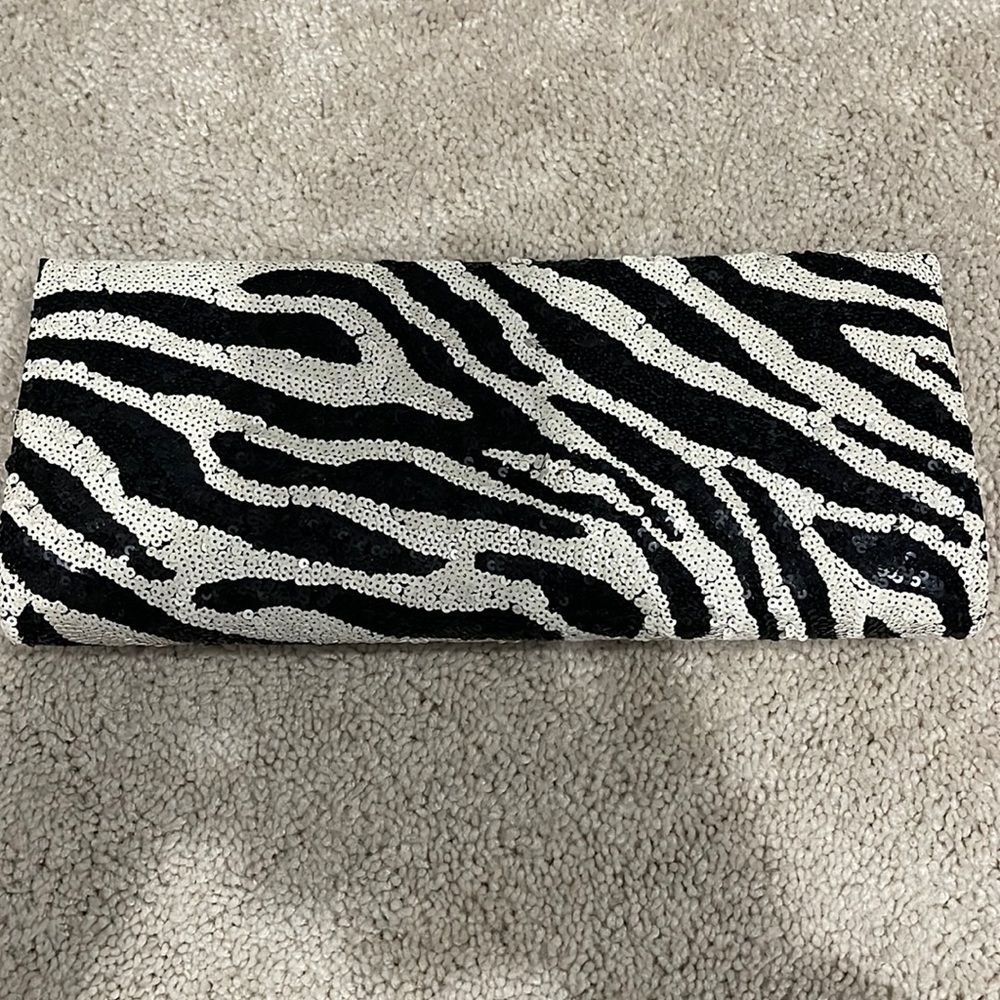 Nordstrom zebra clutch